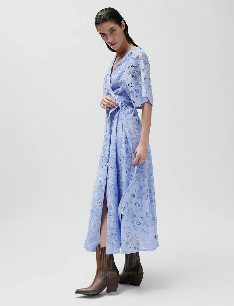 2NDDAY - 2ND Hunter - Broderi Anglaise Mix - kokteilikleidid - cashmere blue - 3