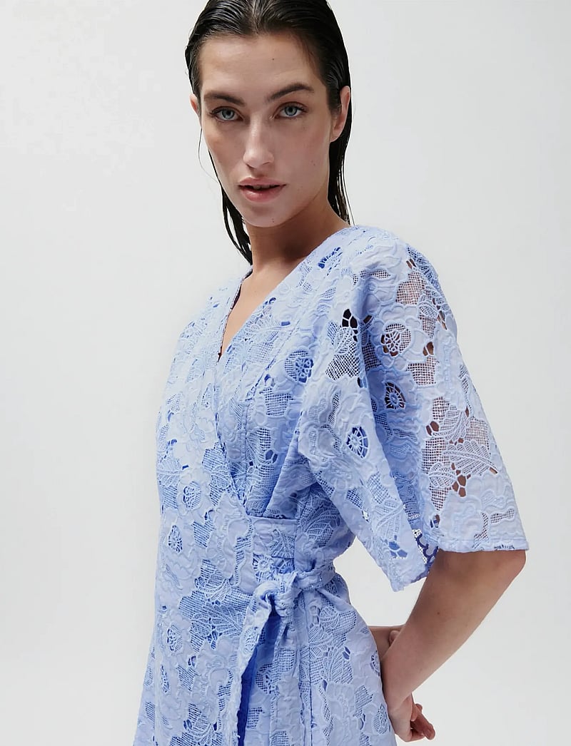 2NDDAY - 2ND Hunter - Broderi Anglaise Mix - kokteilikleidid - cashmere blue - 4
