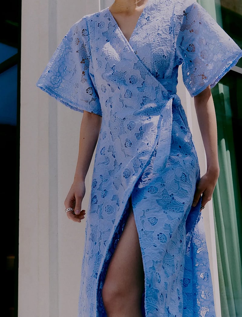 2NDDAY - 2ND Hunter - Broderi Anglaise Mix - kokteilikleidid - cashmere blue - 5