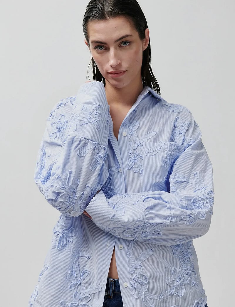 2NDDAY - 2ND Rumis - Crisp Summer Shirting - jeanshemden - serenity - 0