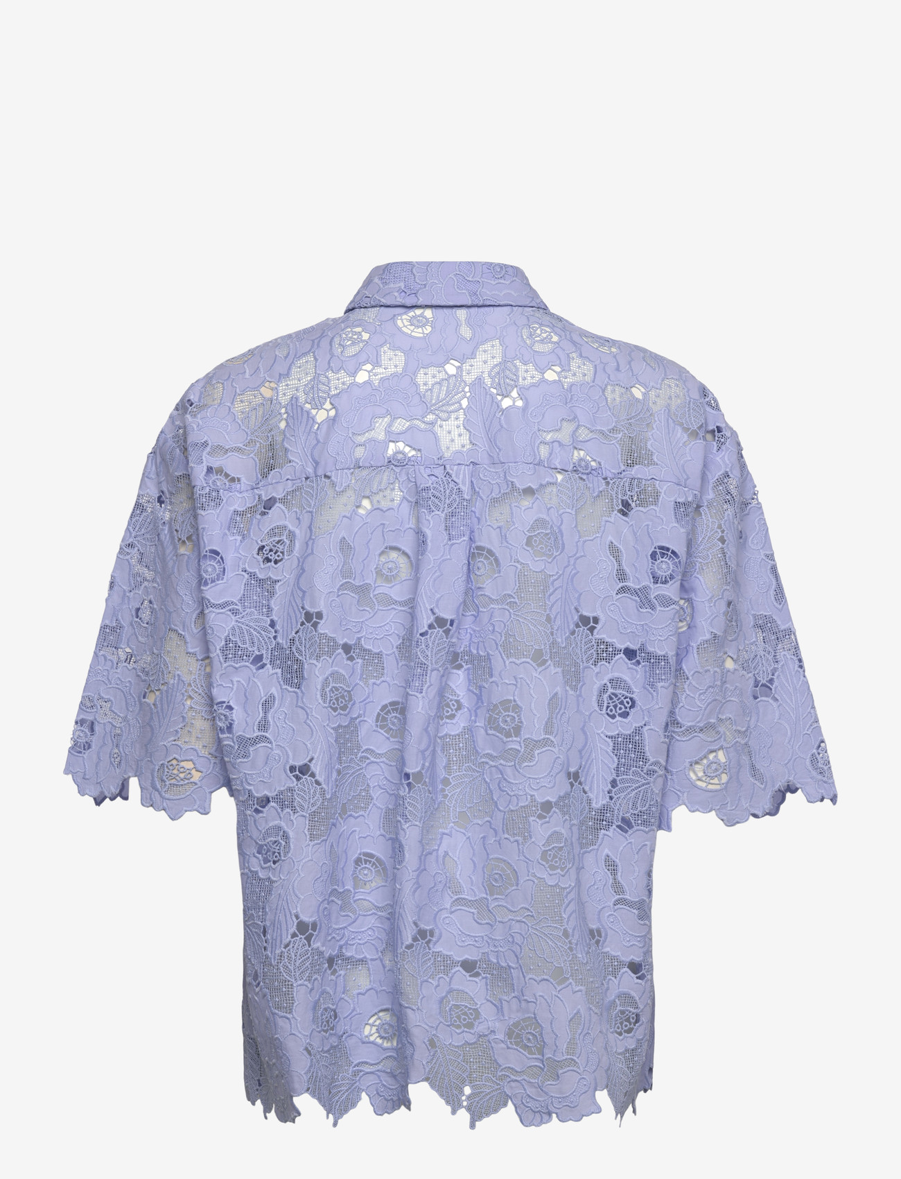 2NDDAY - 2ND Austinas - Broderi Anglaise Mix - denimskjorter - cashmere blue - 2