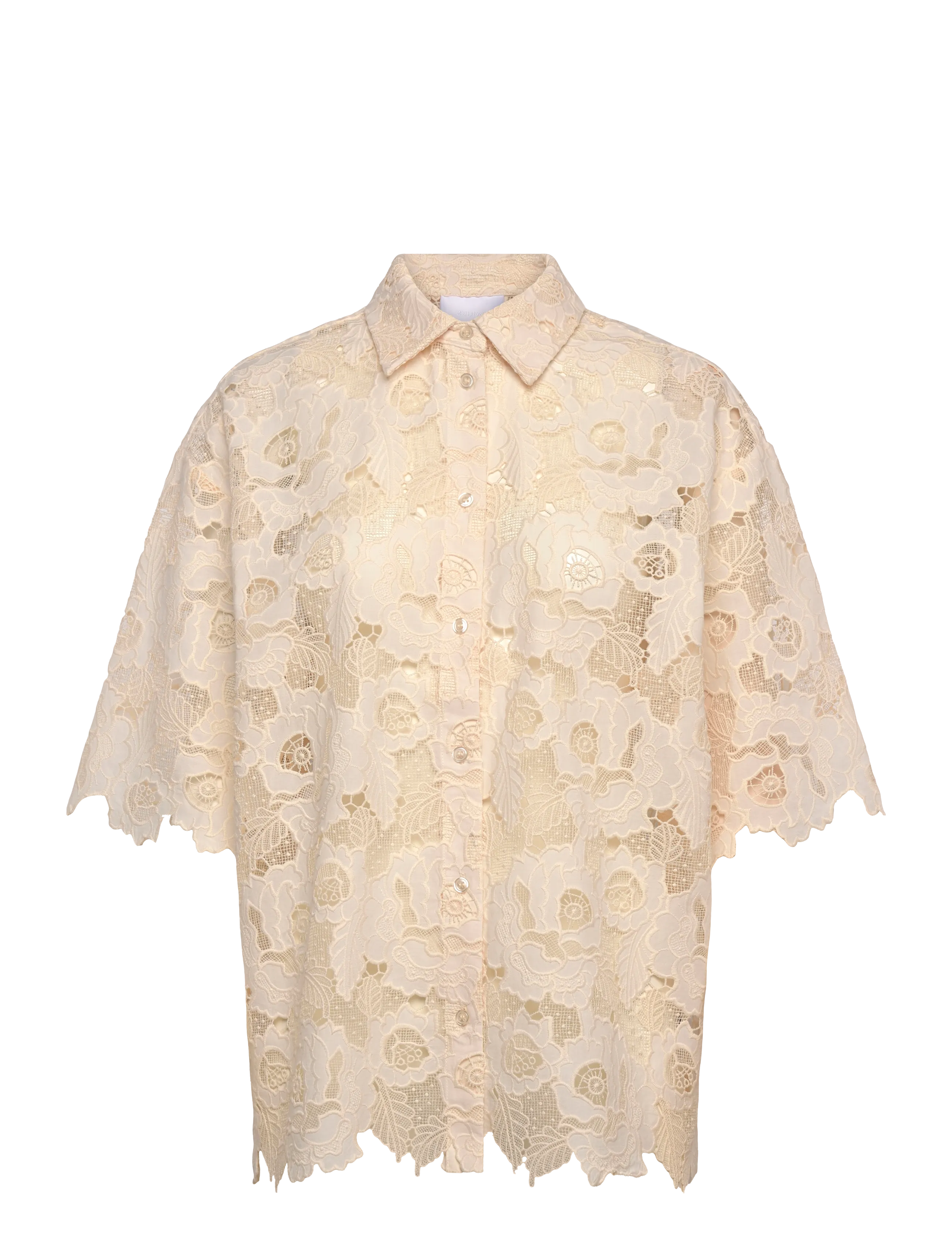 2NDDAY 2ND Austinas - Broderi Anglaise Mix - Modetrends - TOFU / cream