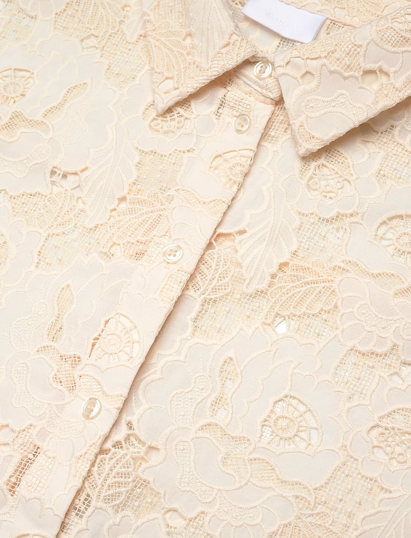 2NDDAY - 2ND Austinas - Broderi Anglaise Mix - denimskjorter - tofu - 2