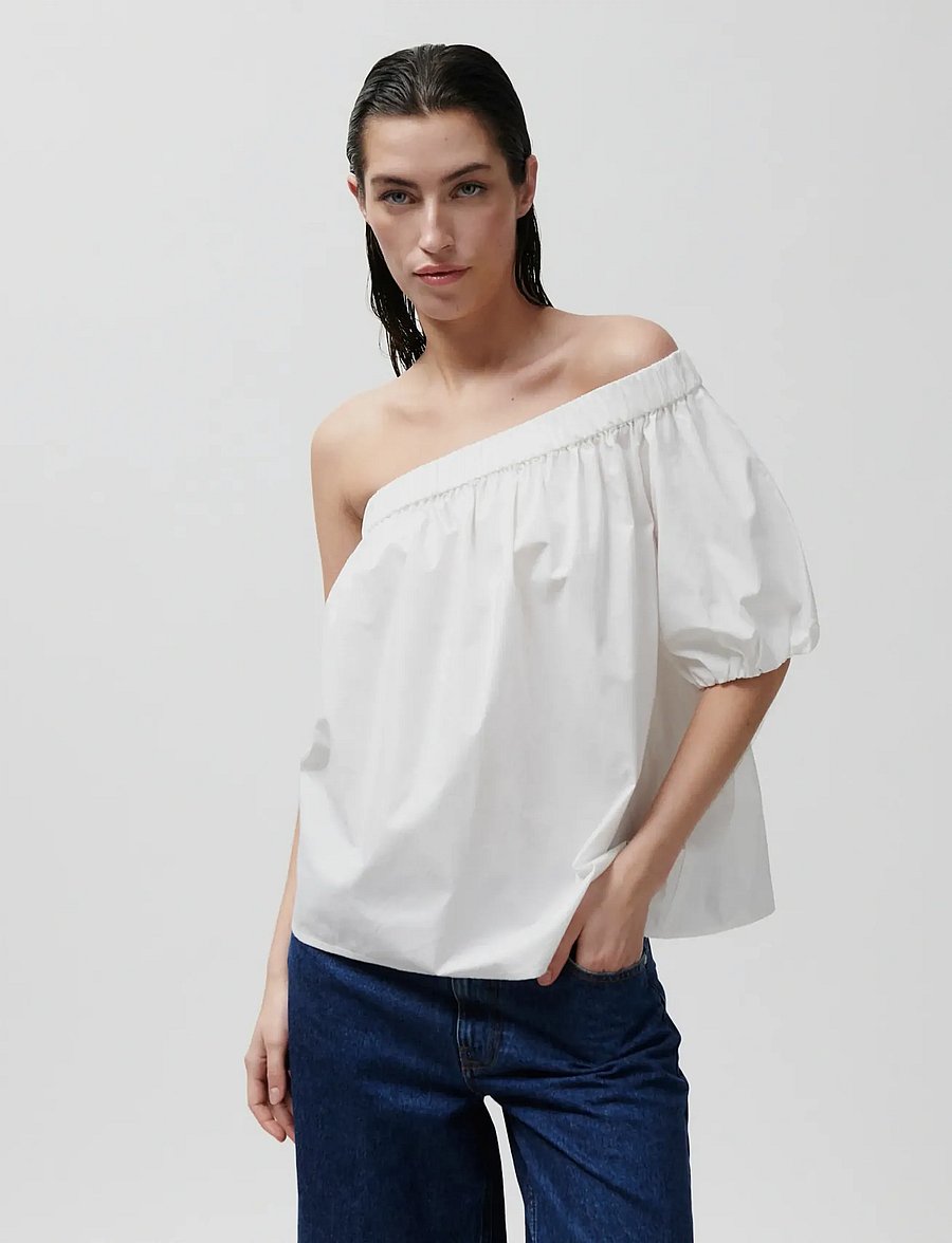 2NDDAY - 2ND Cal - Fine Crispy Poplin - kurzärmelige blusen - brilliant white - 4