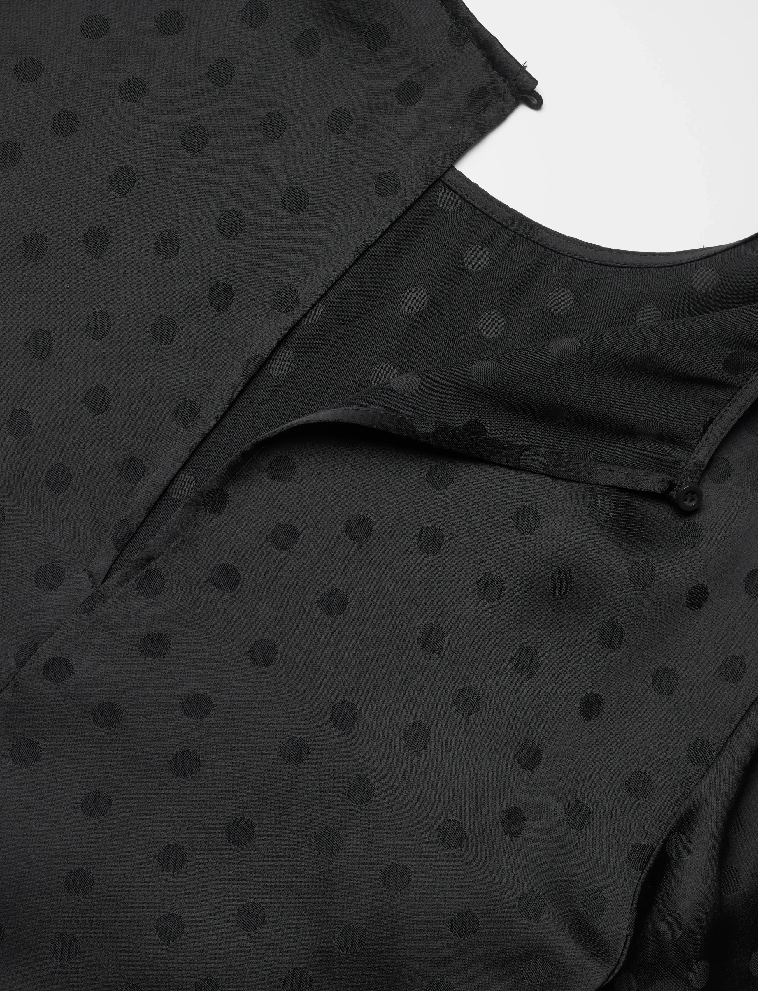2NDDAY - 2ND Serenis - Jacquard Viscose - palaidinės trumpomis rankovėmis - black - 3