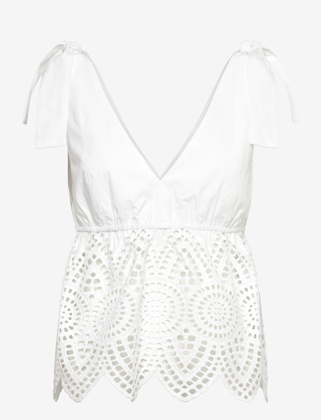 2NDDAY - 2ND Kuna - Poplin Charm - bluzki bez rękawów - brilliant white - 1