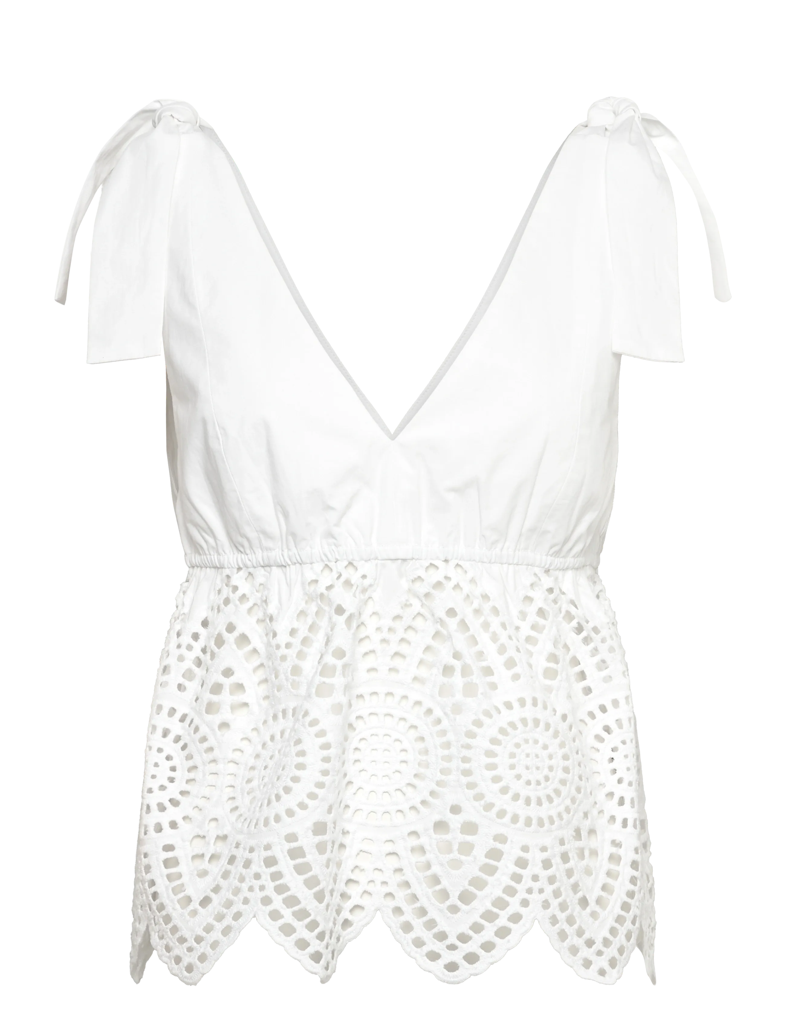 2NDDAY 2ND Kuna - Poplin Charm - Tøj - BRILLIANT WHITE / white