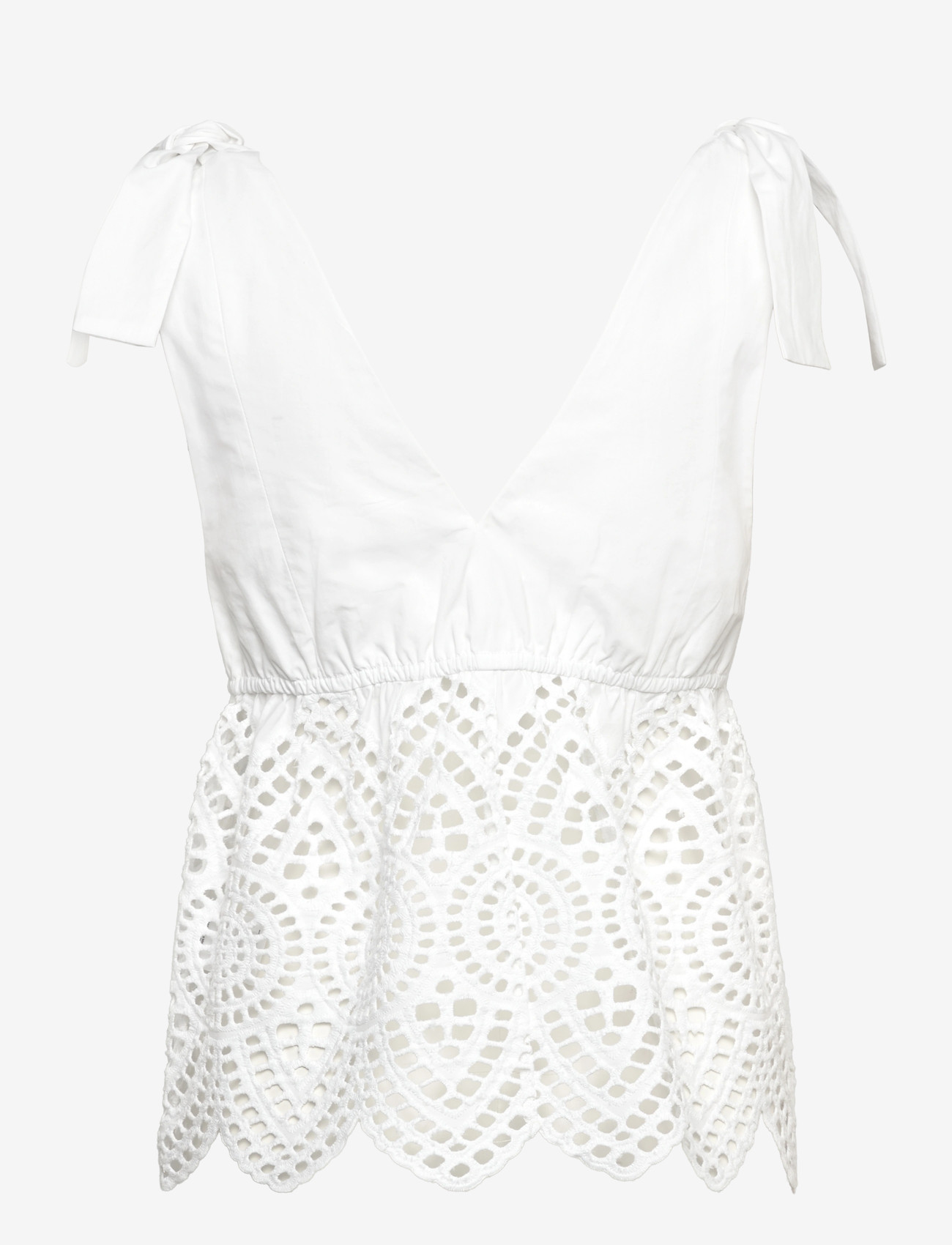 2NDDAY - 2ND Kuna - Poplin Charm - bluzki bez rękawów - brilliant white - 2