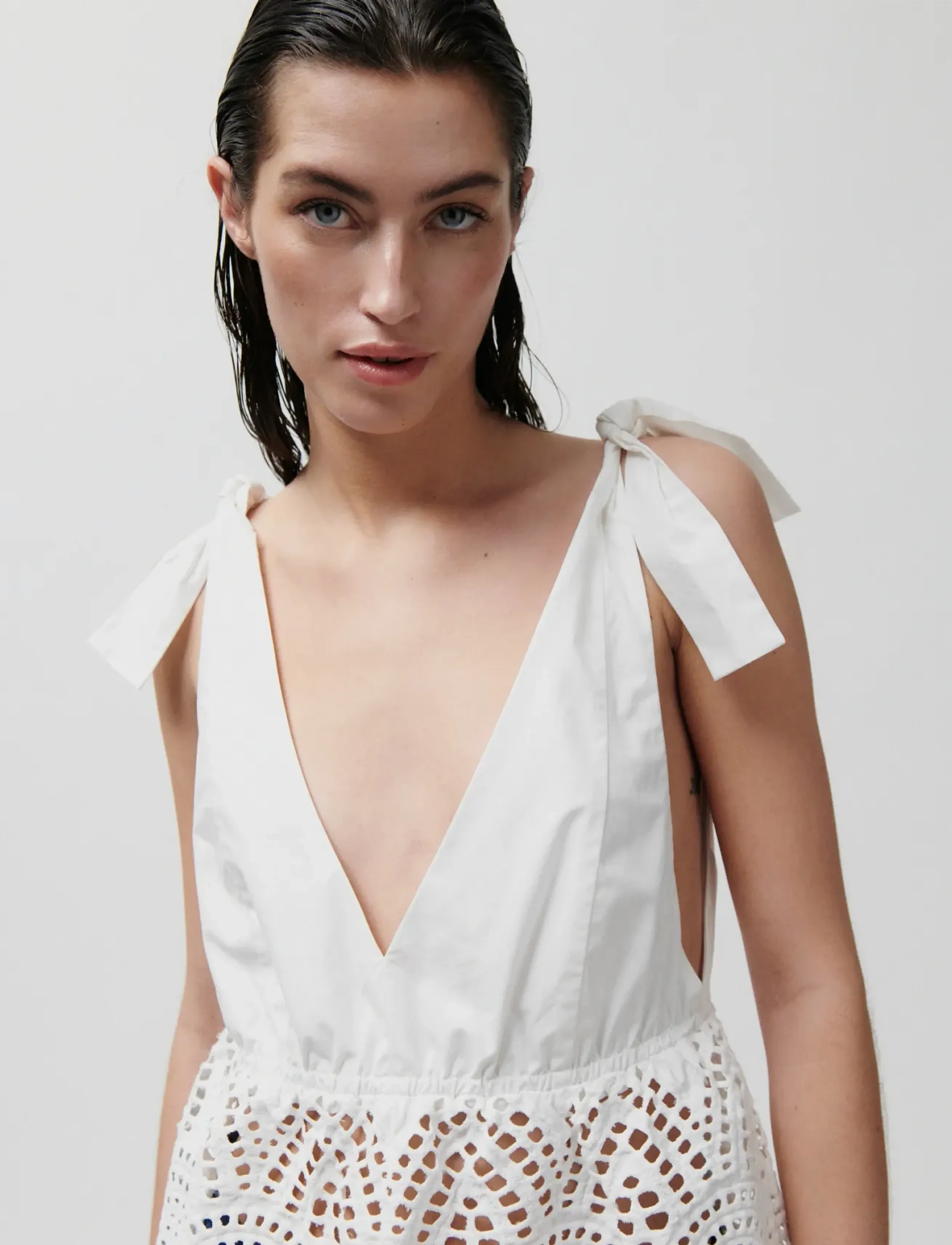 2NDDAY - 2ND Kuna - Poplin Charm - Ärmellose blusen - brilliant white - 3