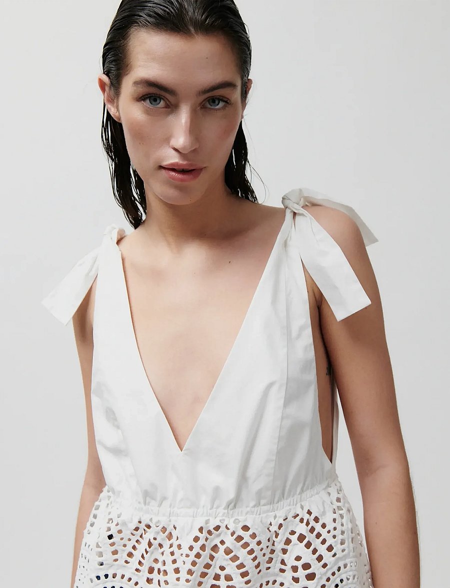 2NDDAY - 2ND Kuna - Poplin Charm - Ärmellose blusen - brilliant white - 3