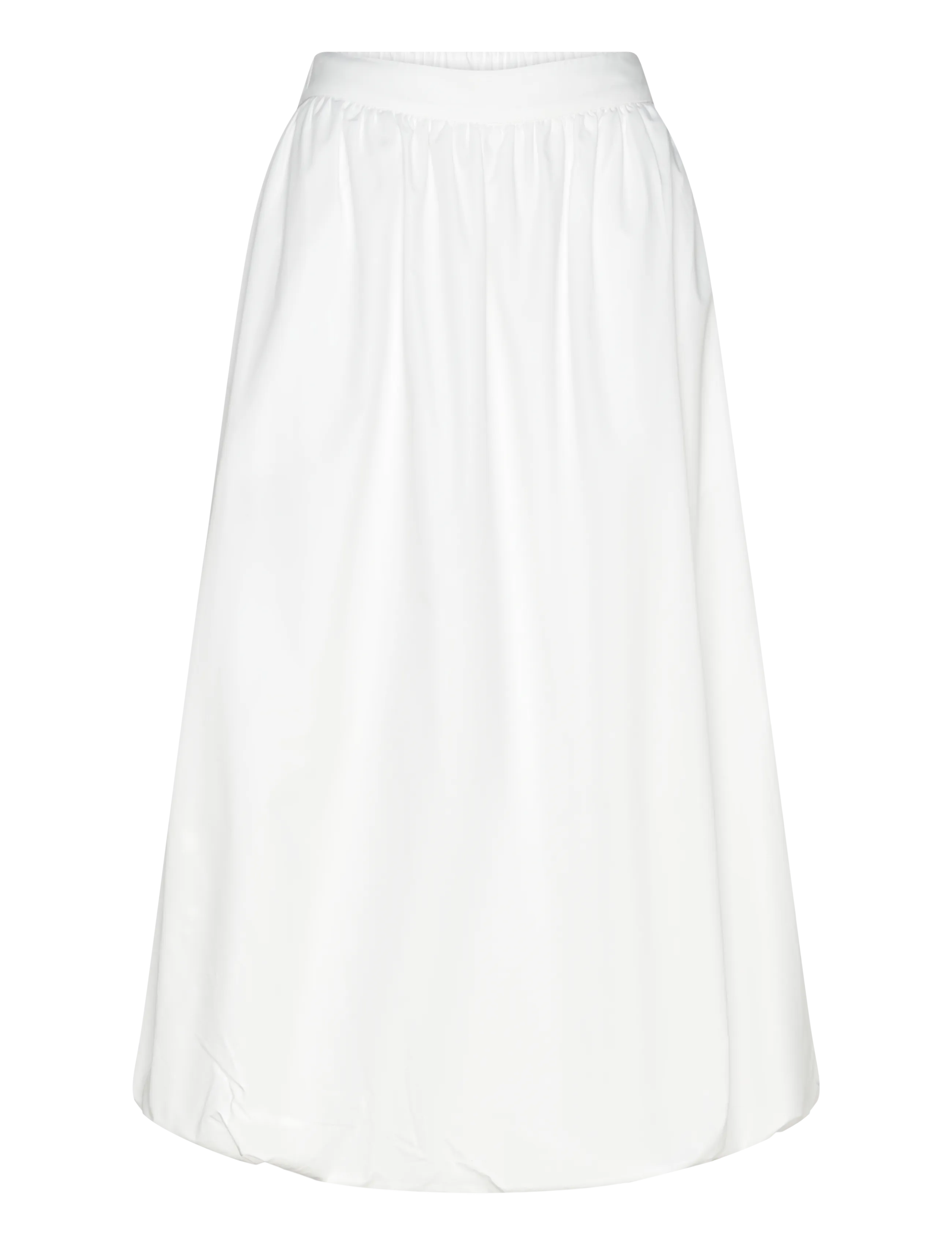 2NDDAY 2ND Maude - Fine Crispy Poplin - Midi-Röcke - BRILLIANT WHITE / white