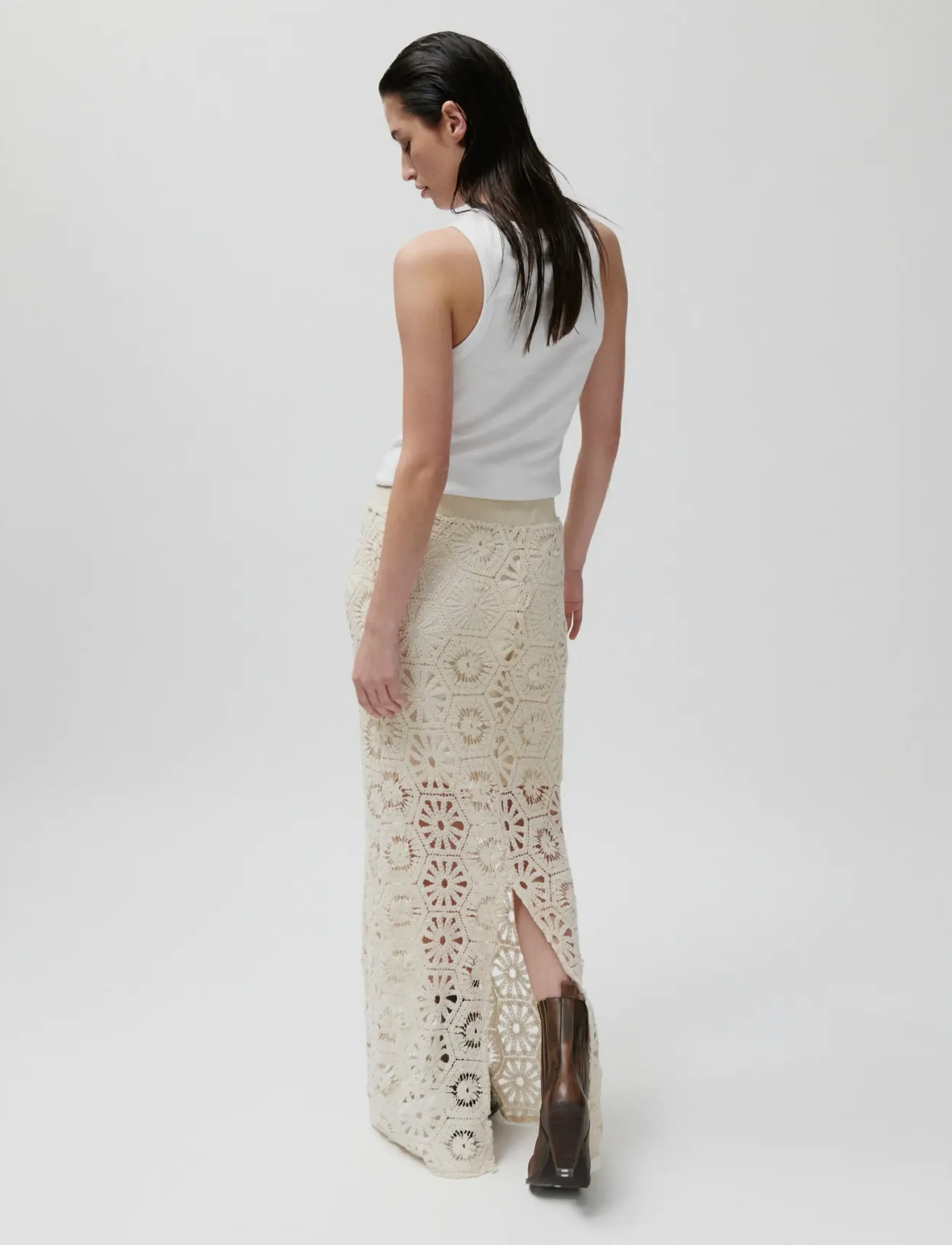 2NDDAY - 2ND Austina - Dry Crochet - maxi nederdele - tofu - 3