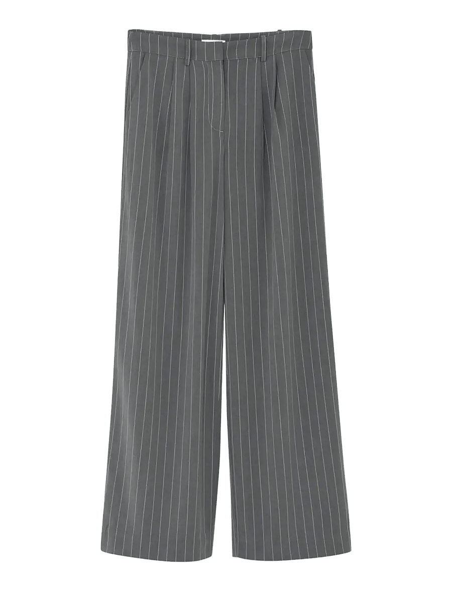 2NDDAY - 2ND Mille - Dry pinstripe - kostymbyxor - petrified oak - 3