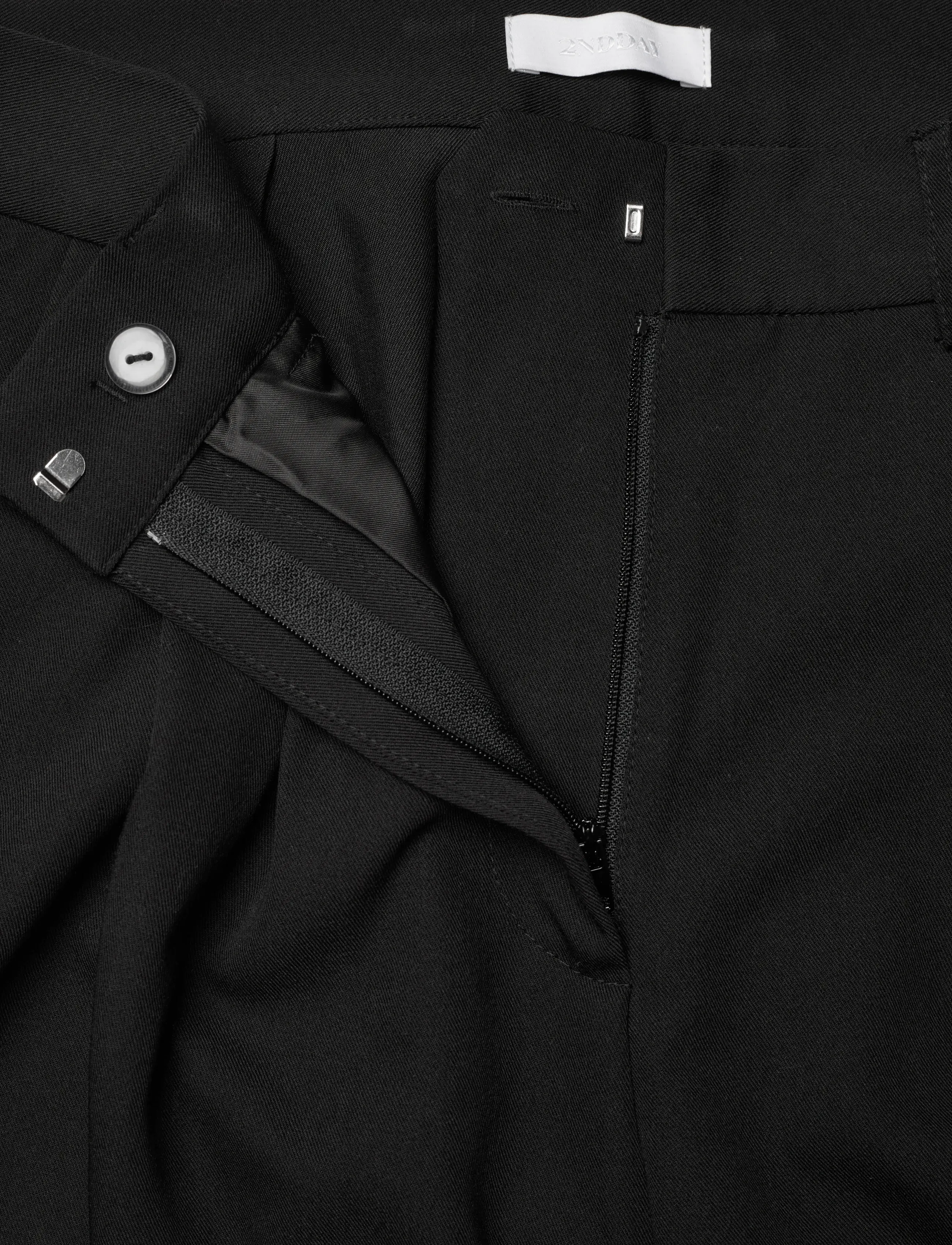 2NDDAY - 2ND Mille - Daily Sleek - tailored trousers - black - 5