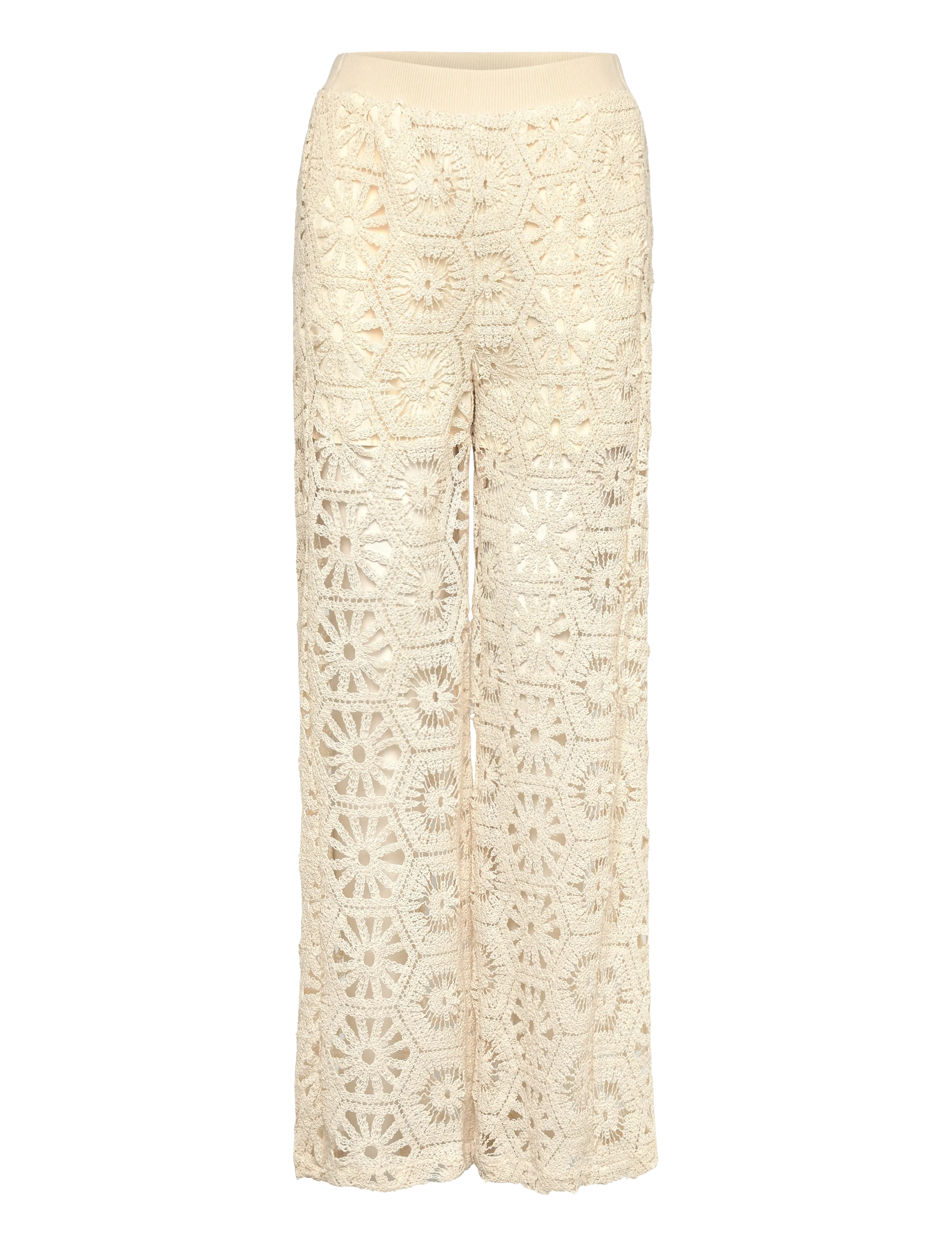 2NDDAY 2ND Jimmis - Dry Crochet - Byxor - TOFU / cream