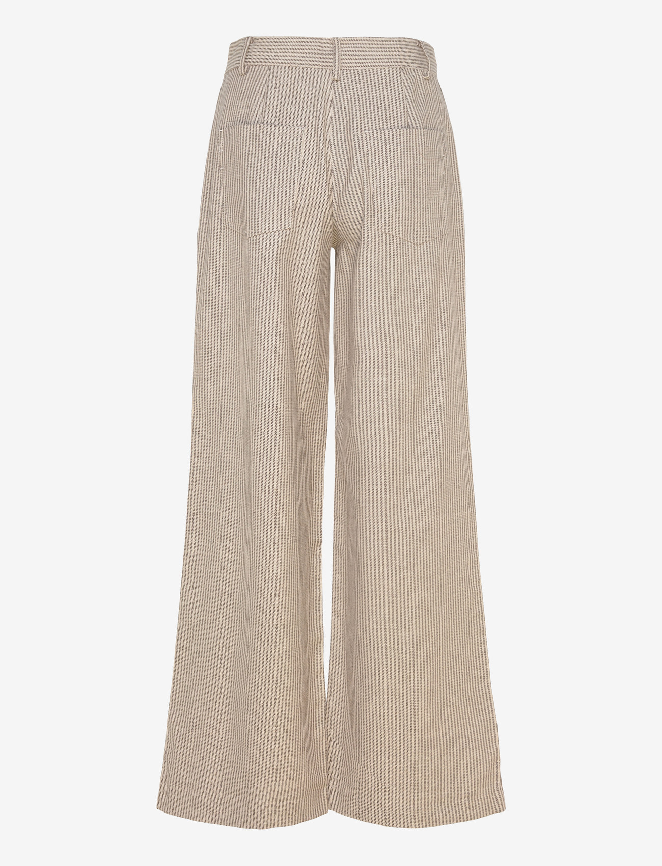 2NDDAY - 2ND Benette - Striped Linen blend - pidulikud püksid - moonbeam - 2