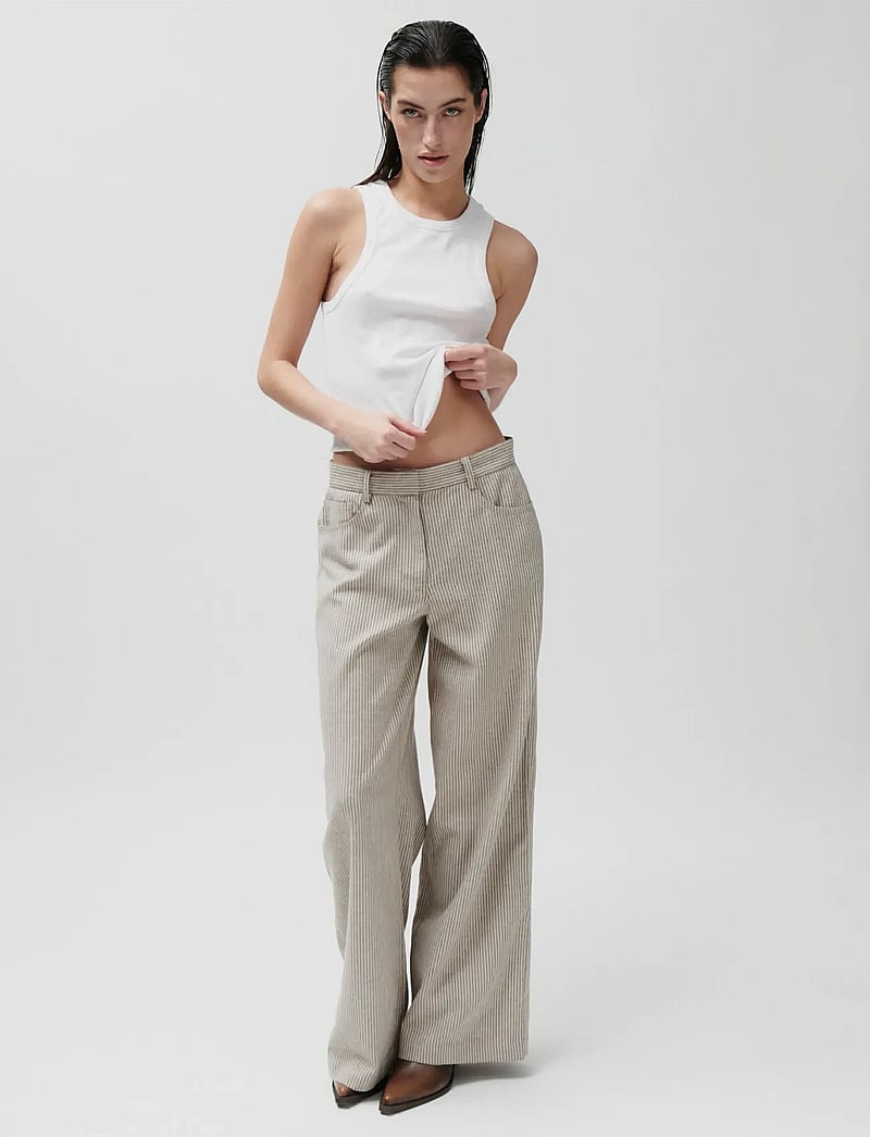 2NDDAY - 2ND Benette - Striped Linen blend - formell - moonbeam - 0