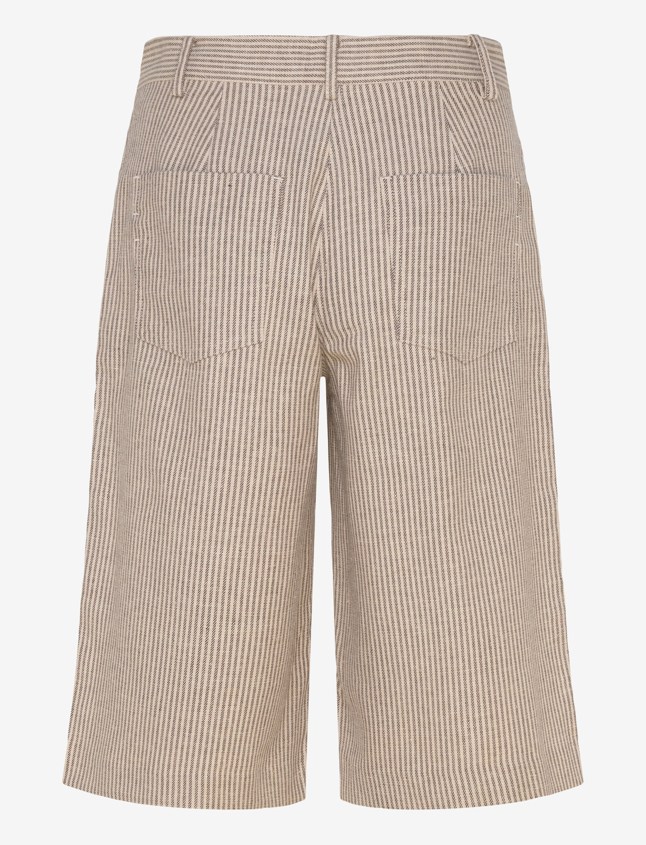 2NDDAY - 2ND Benita - Striped Linen Blend - bermudashorts - moonbeam - 1