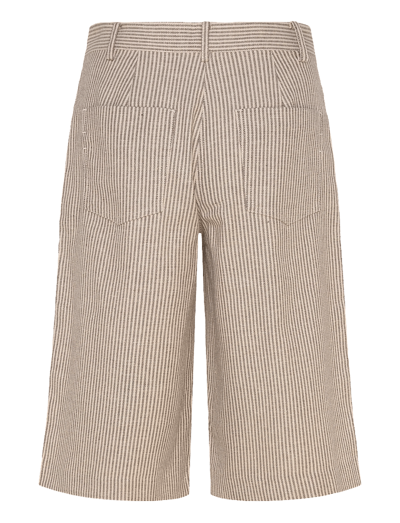 2NDDAY - 2ND Benita - Striped Linen Blend - bermudashorts - moonbeam - 1