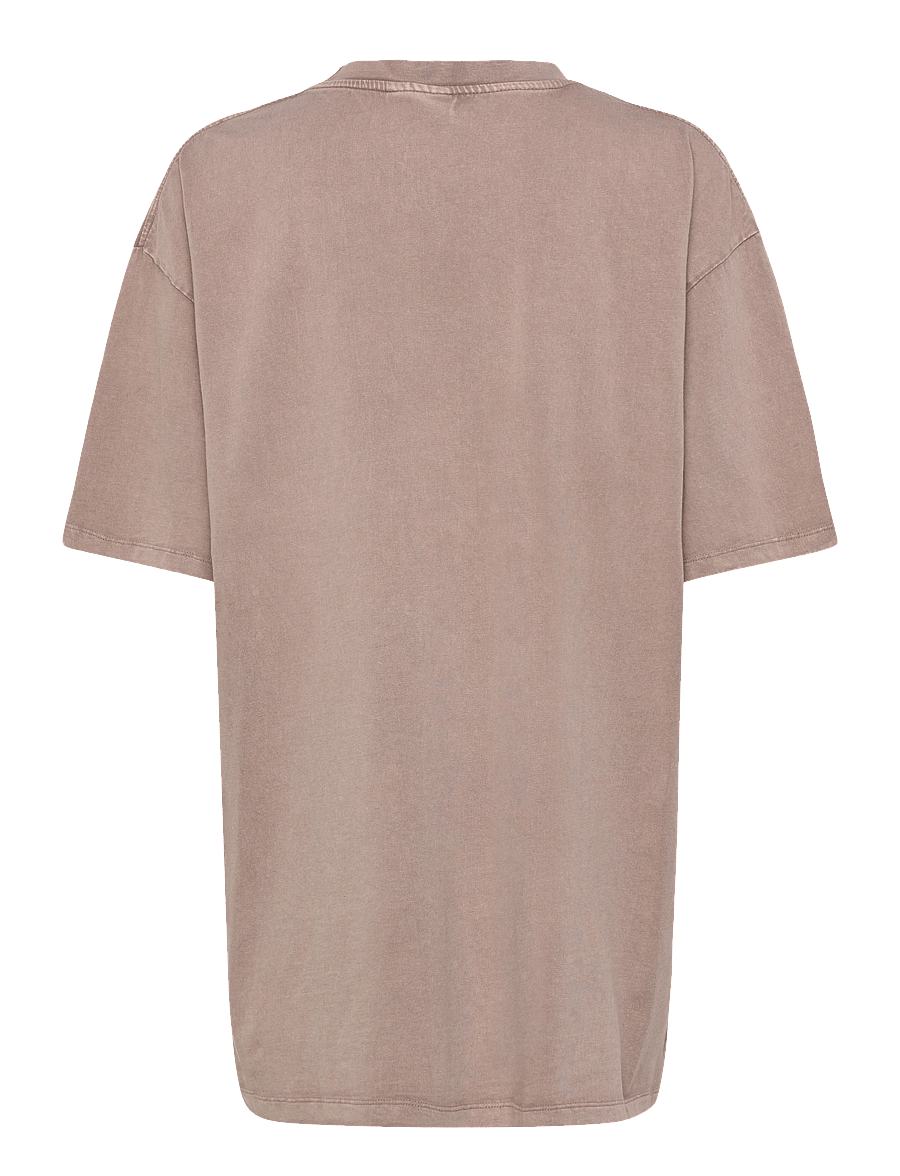2NDDAY - 2ND Ken TT - Overwashed Jersey - t-shirts - plaza taupe - 2