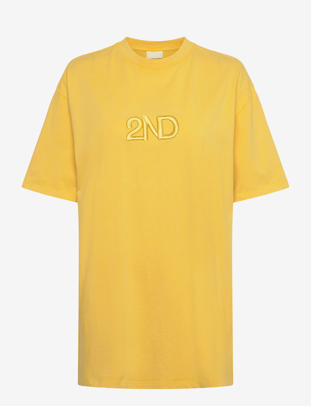 2NDDAY - 2ND Ken TT - Overwashed Jersey - t-shirts & tops - spicy mustard - 1
