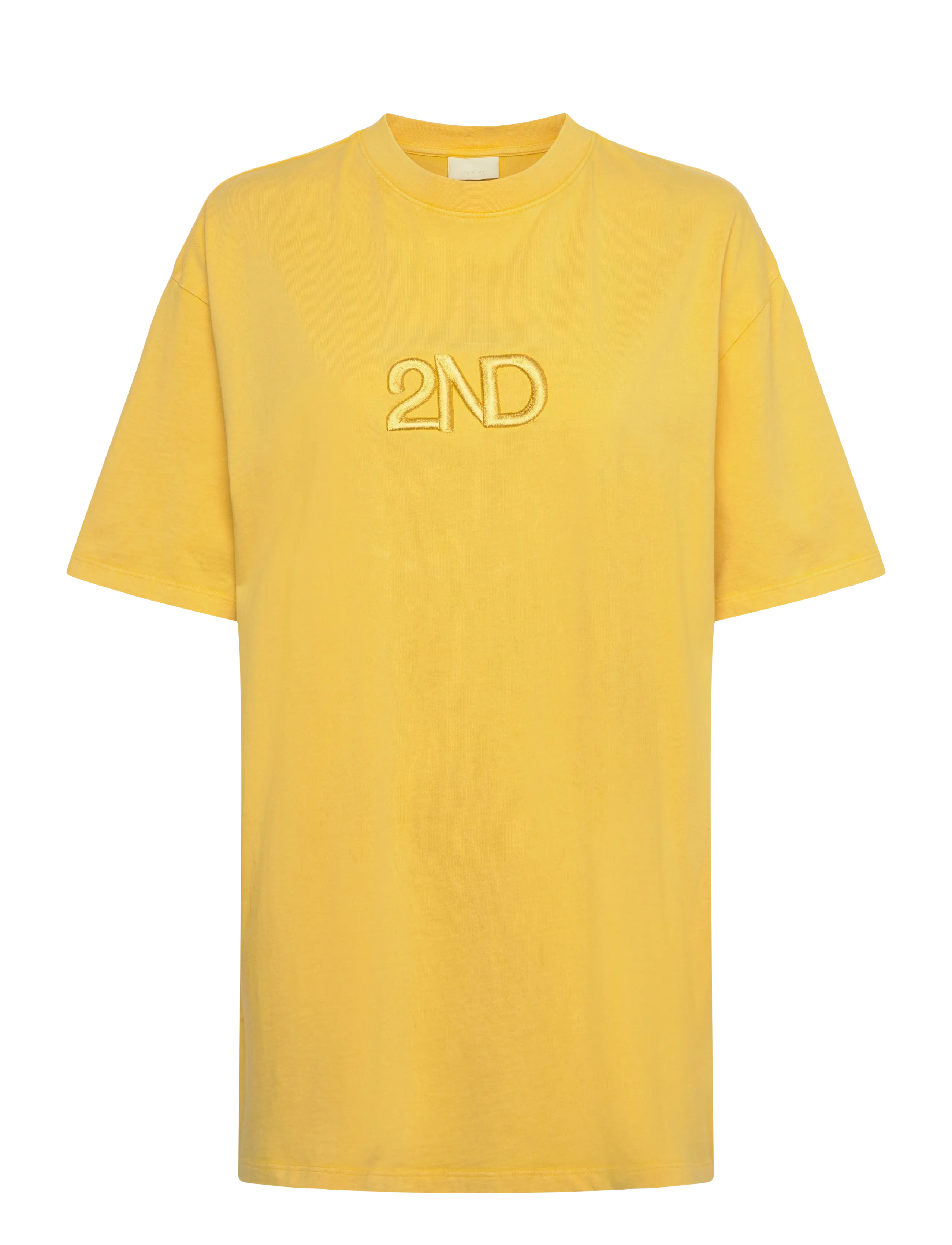 2NDDAY 2ND Ken TT - Overwashed Jersey - T-shirts - SPICY MUSTARD / yellow