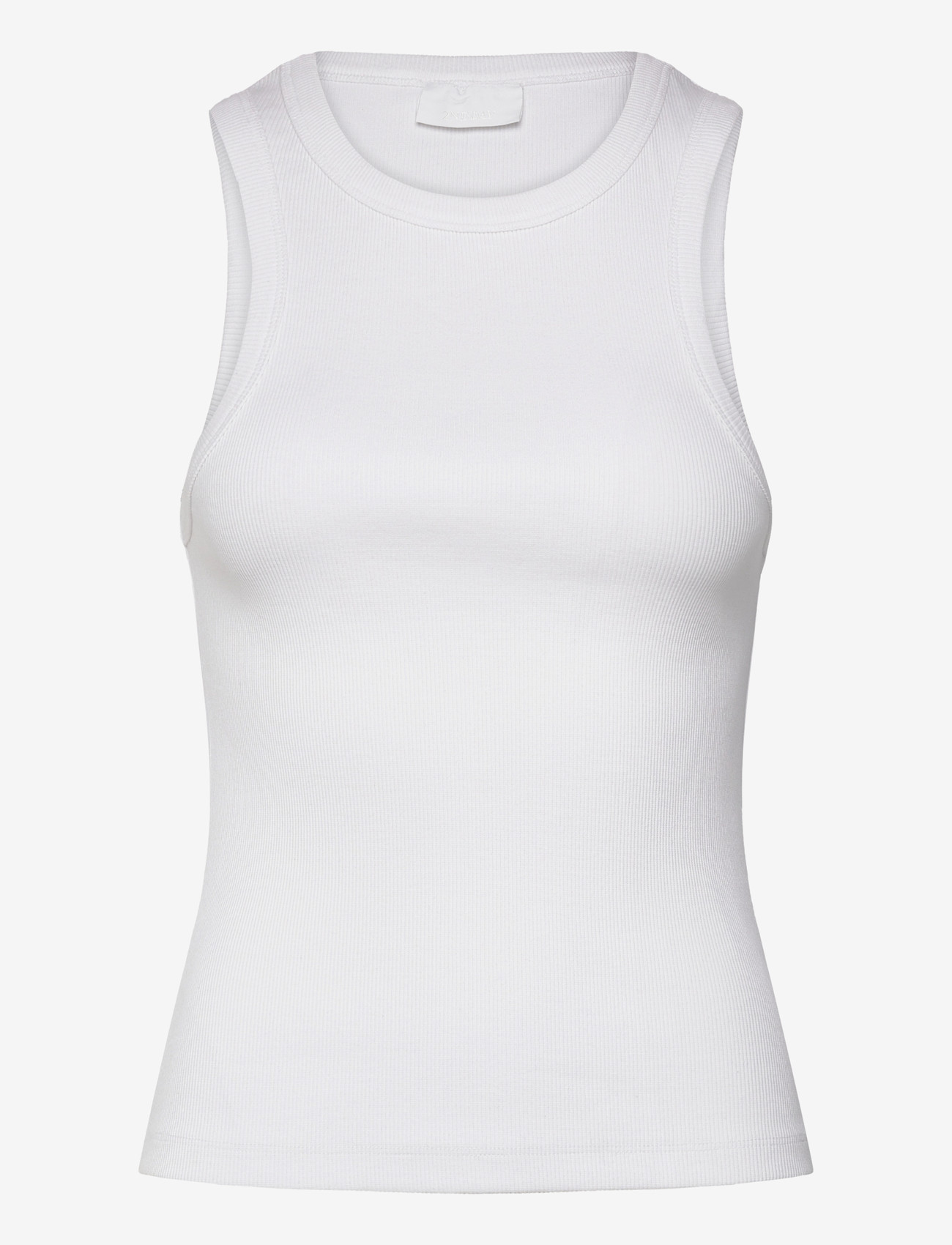 2NDDAY - 2ND Purity TT - Daily Cotton Rib - hauts sans manches - brilliant white - 1