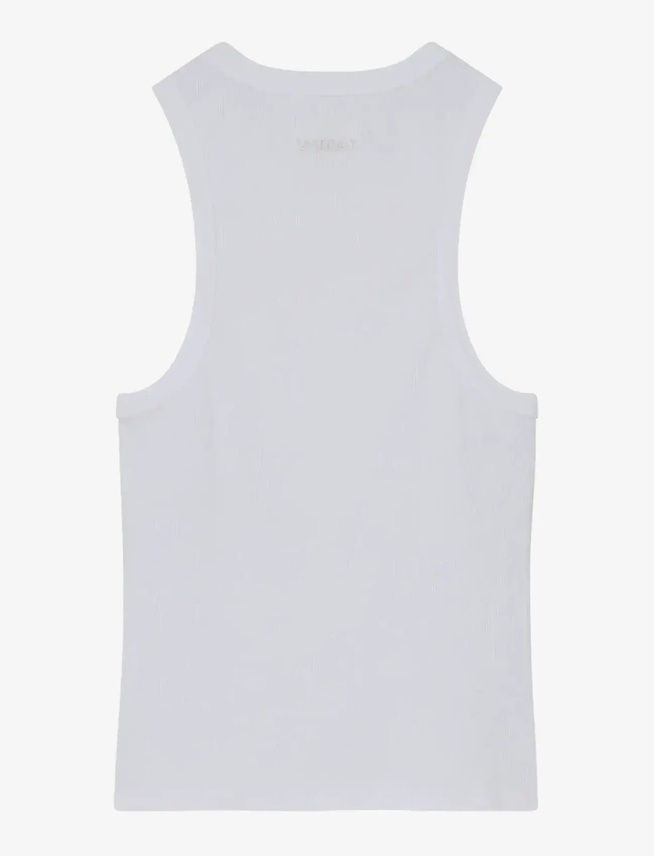 2NDDAY - 2ND Purity TT - Daily Cotton Rib - hauts sans manches - brilliant white - 3