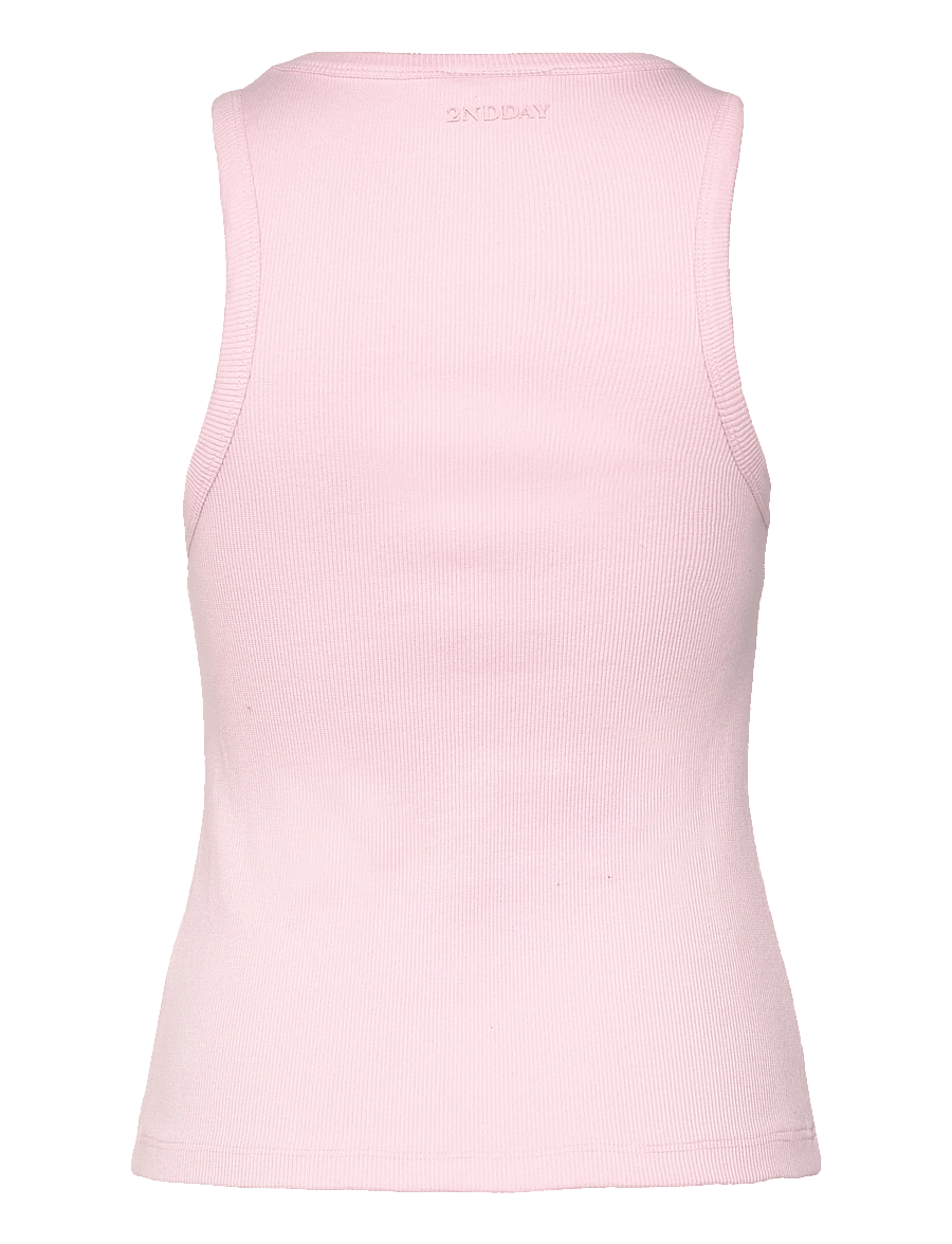 2NDDAY - 2ND Purity TT - Daily Cotton Rib - Ærmeløse toppe - cherry blossom - 2