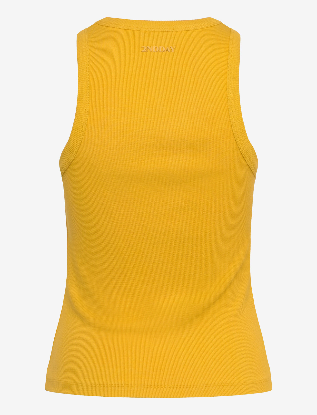 2NDDAY - 2ND Purity TT - Daily Cotton Rib - varrukateta alussärgid - spicy mustard - 1