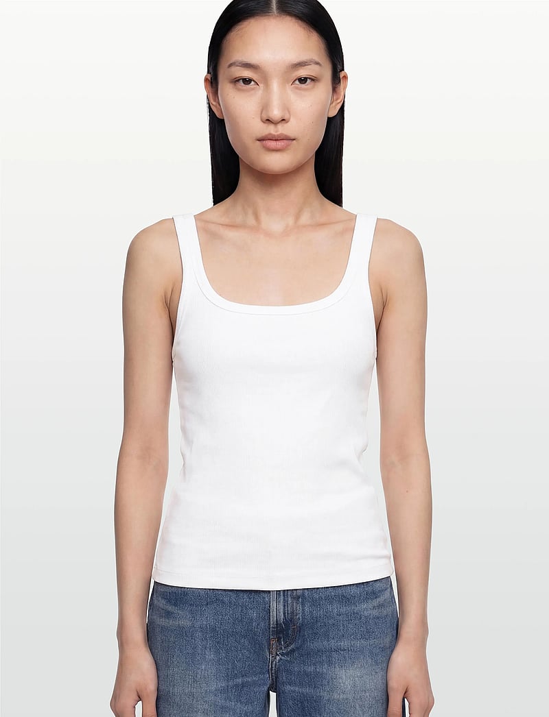 2NDDAY - 2ND Viper TT - Daily Cotton Rib - Ärmellose tops - brilliant white - 3