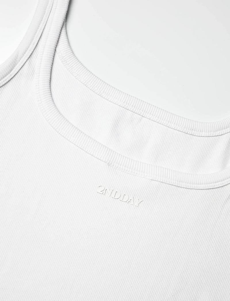 2NDDAY - 2ND Viper TT - Daily Cotton Rib - Ärmellose tops - brilliant white - 5
