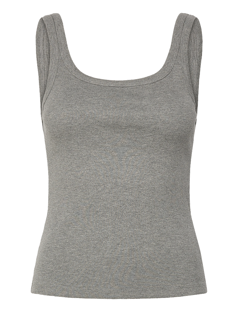 2NDDAY - 2ND Viper TT - Daily Cotton Rib - varrukateta alussärgid - grey melange - 1