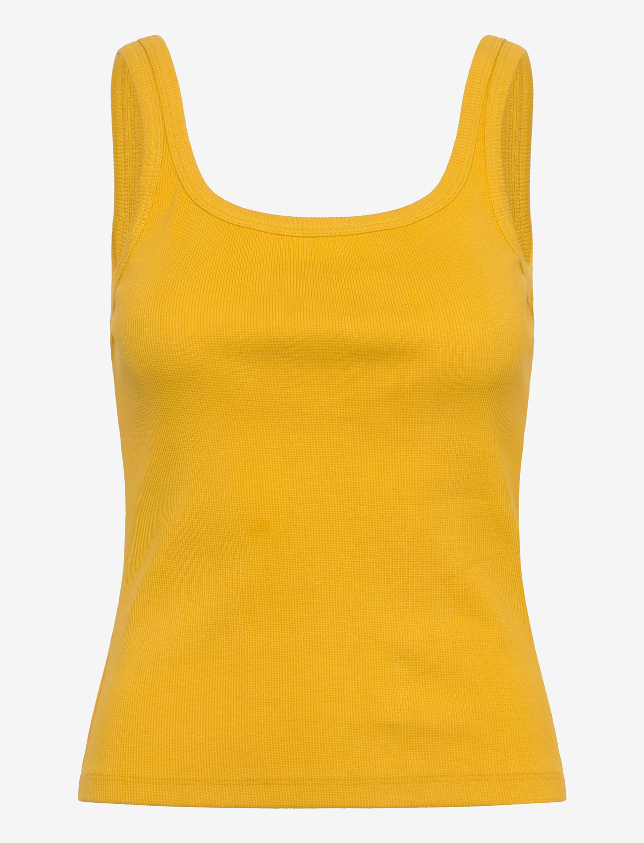2NDDAY - 2ND Viper TT - Daily Cotton Rib - sleeveless tops - spicy mustard - 1