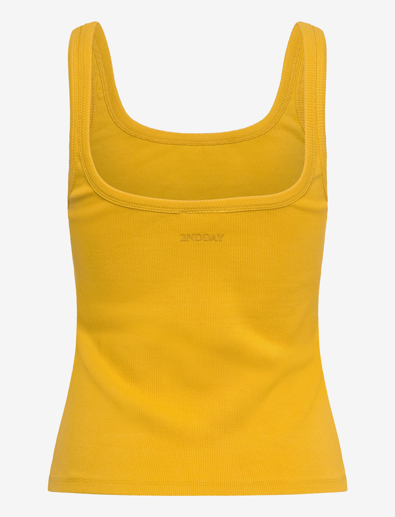 2NDDAY - 2ND Viper TT - Daily Cotton Rib - sleeveless tops - spicy mustard - 2