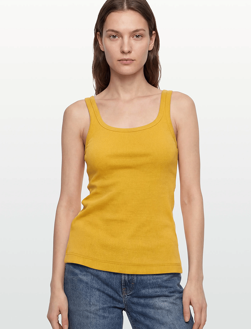 2NDDAY - 2ND Viper TT - Daily Cotton Rib - Ärmellose tops - spicy mustard - 3