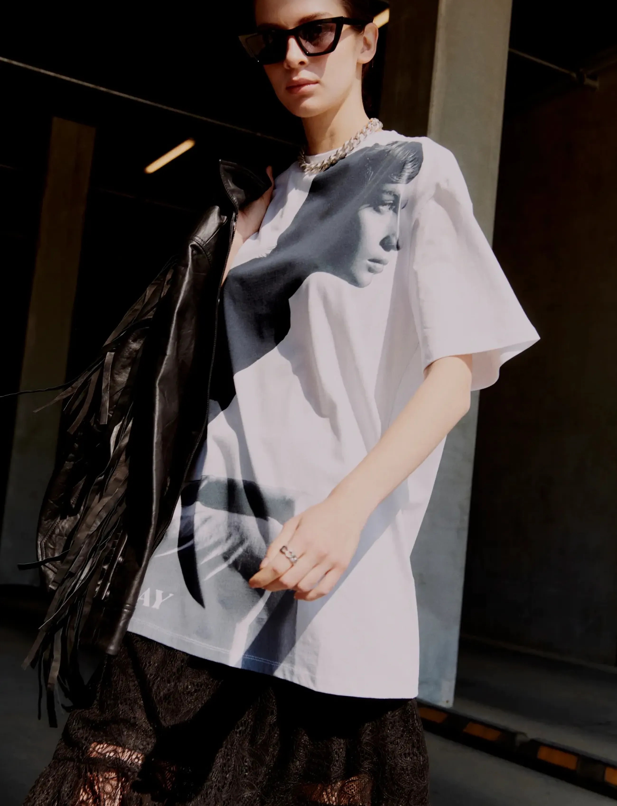 2NDDAY 2ND Aralis TT - Overwashed Jersey - T-shirts & Toppar - BRILLIANT WHITE / white