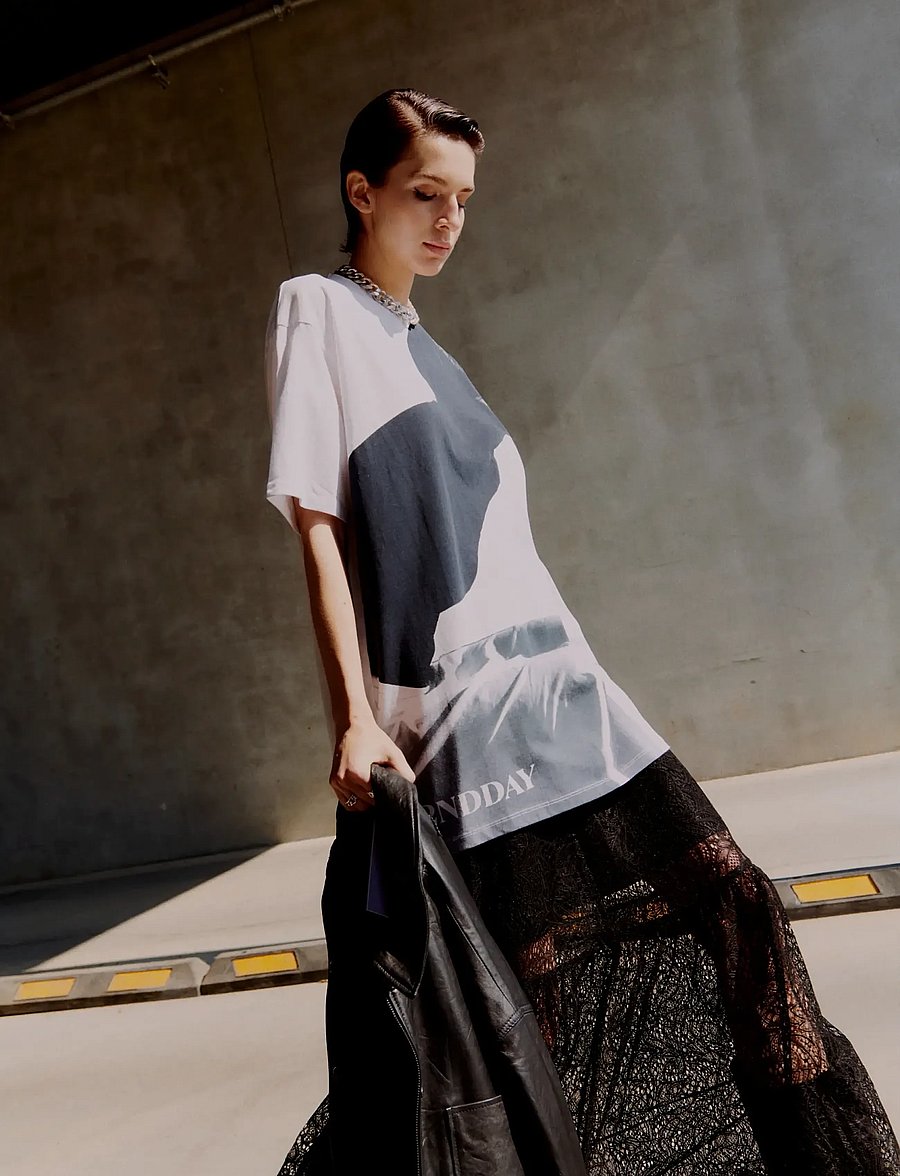 2NDDAY - 2ND Aralis TT - Overwashed Jersey - t-shirts - brilliant white - 4