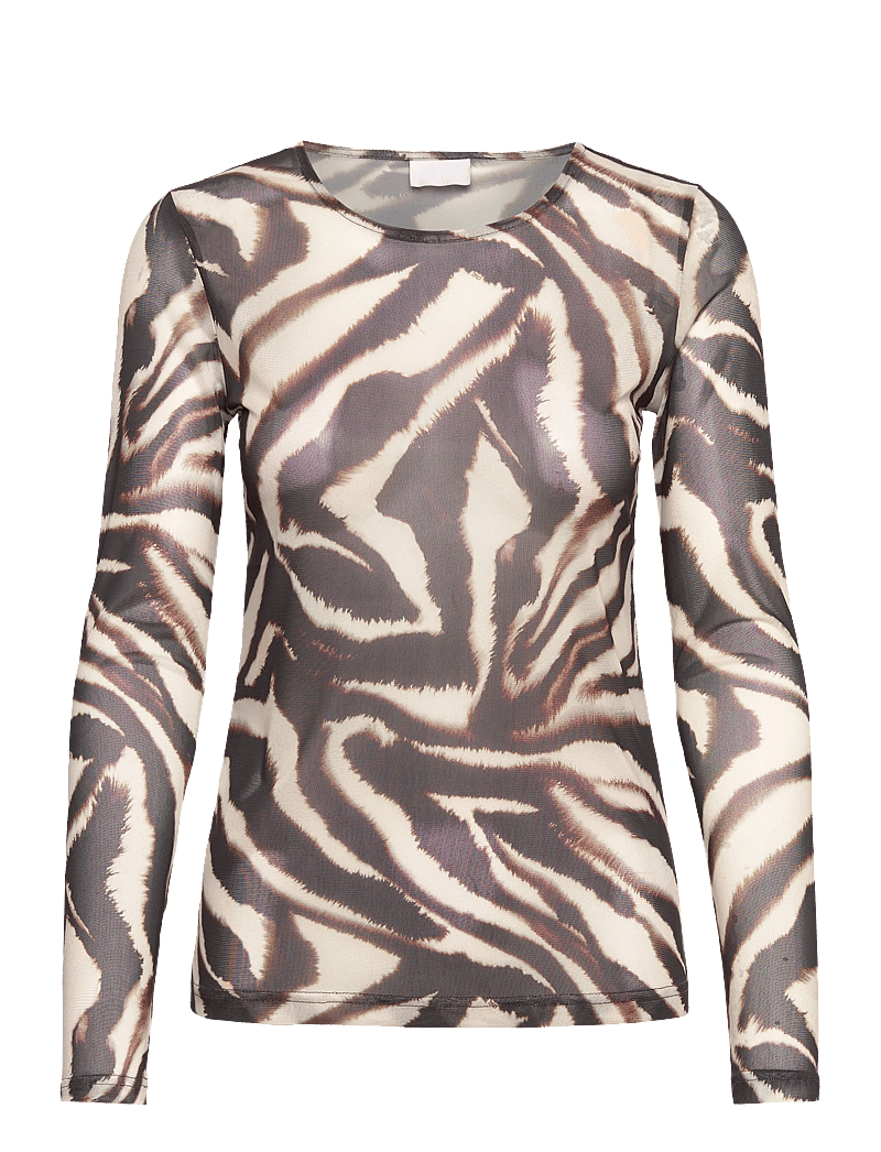 2NDDAY - 2ND Carlina - Soft Mesh - pikkade varrukatega alussärgid - java zebra - 0