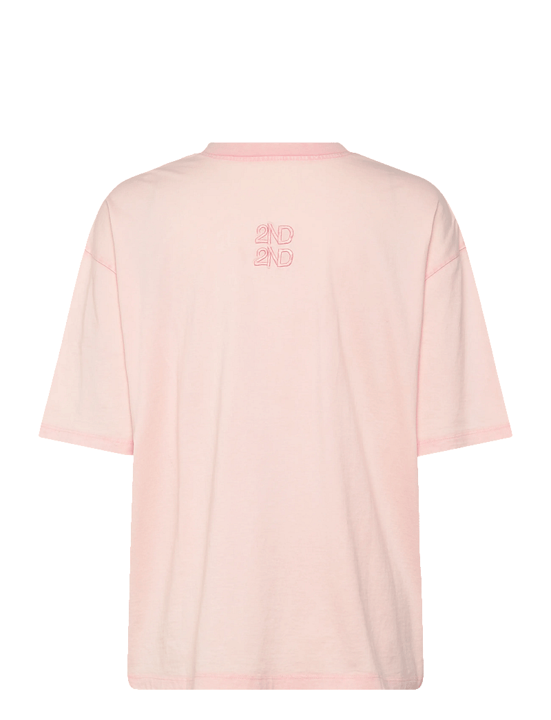 2NDDAY - 2ND Arale TT - Overwashed Jersey - t-shirts - cherry blossom - 1