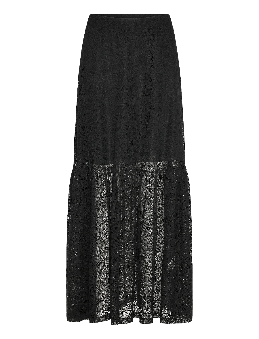 2NDDAY - 2ND Cleam - Airy Lace - maxi röcke - black - 1