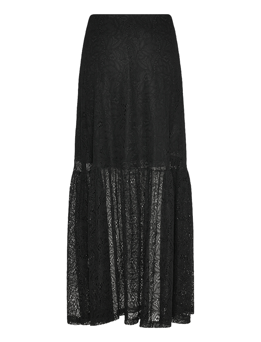 2NDDAY - 2ND Cleam - Airy Lace - maxi röcke - black - 2