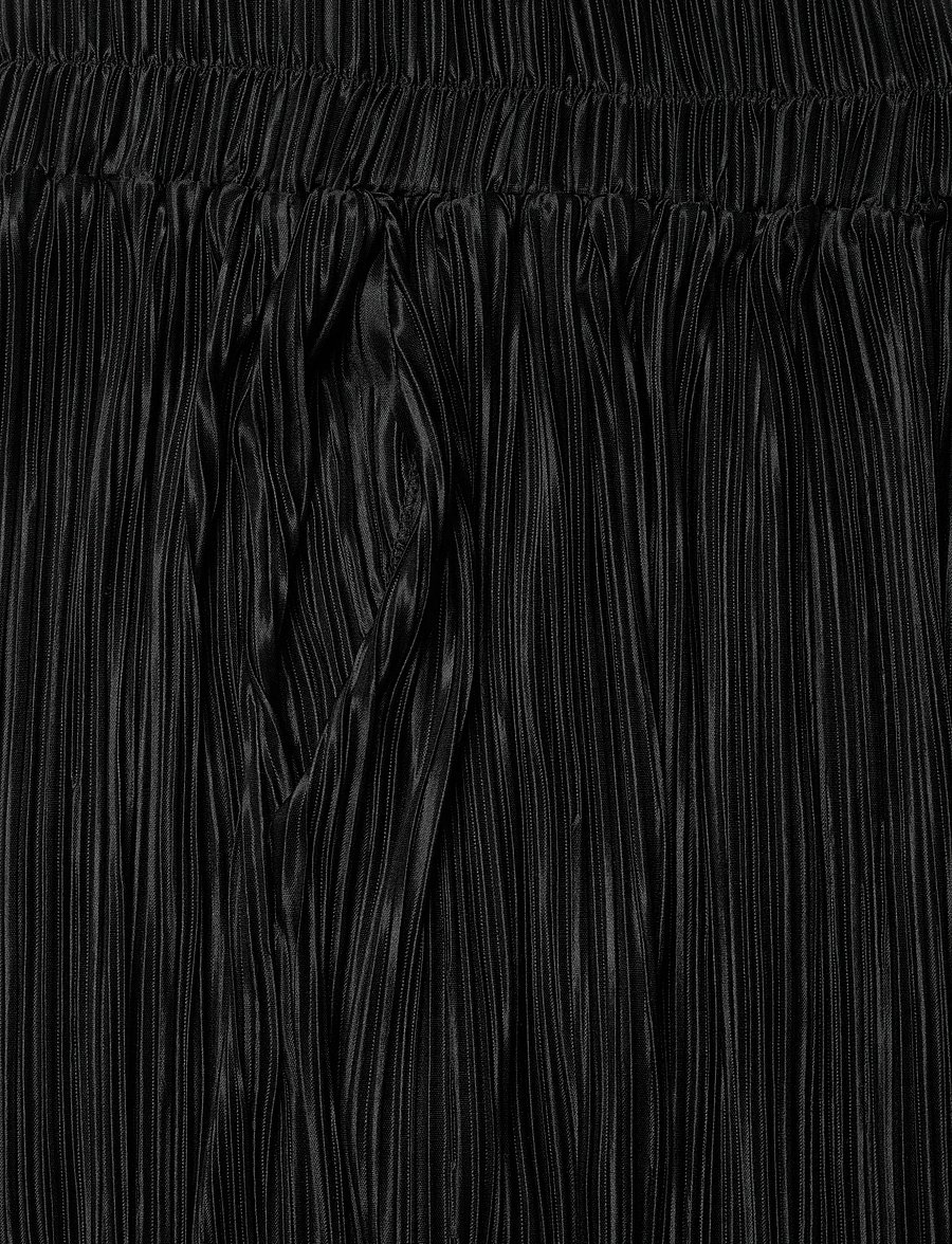 2NDDAY - 2ND Maudis - Stretch Plisse - hosen mit weitem bein - black - 5