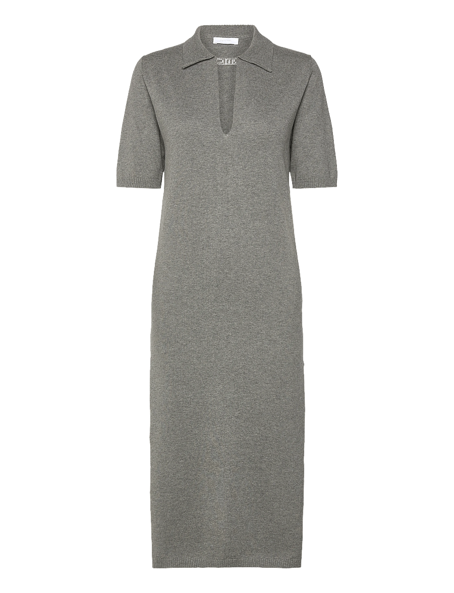 2NDDAY - 2ND Paula - Soft Wool Blend - kootud kleidid - light grey melange - 1