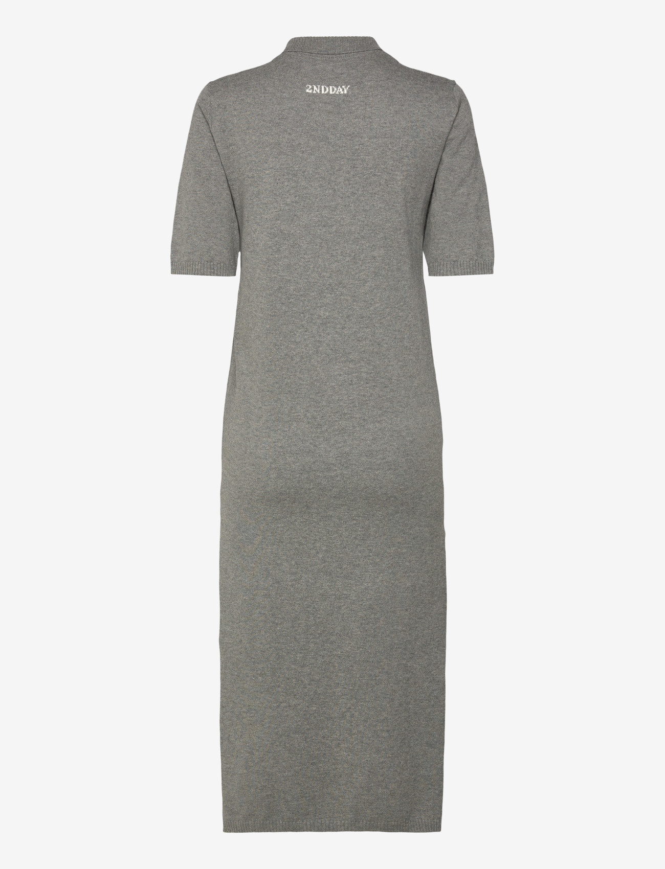 2NDDAY - 2ND Paula - Soft Wool Blend - strikkjoler - light grey melange - 2
