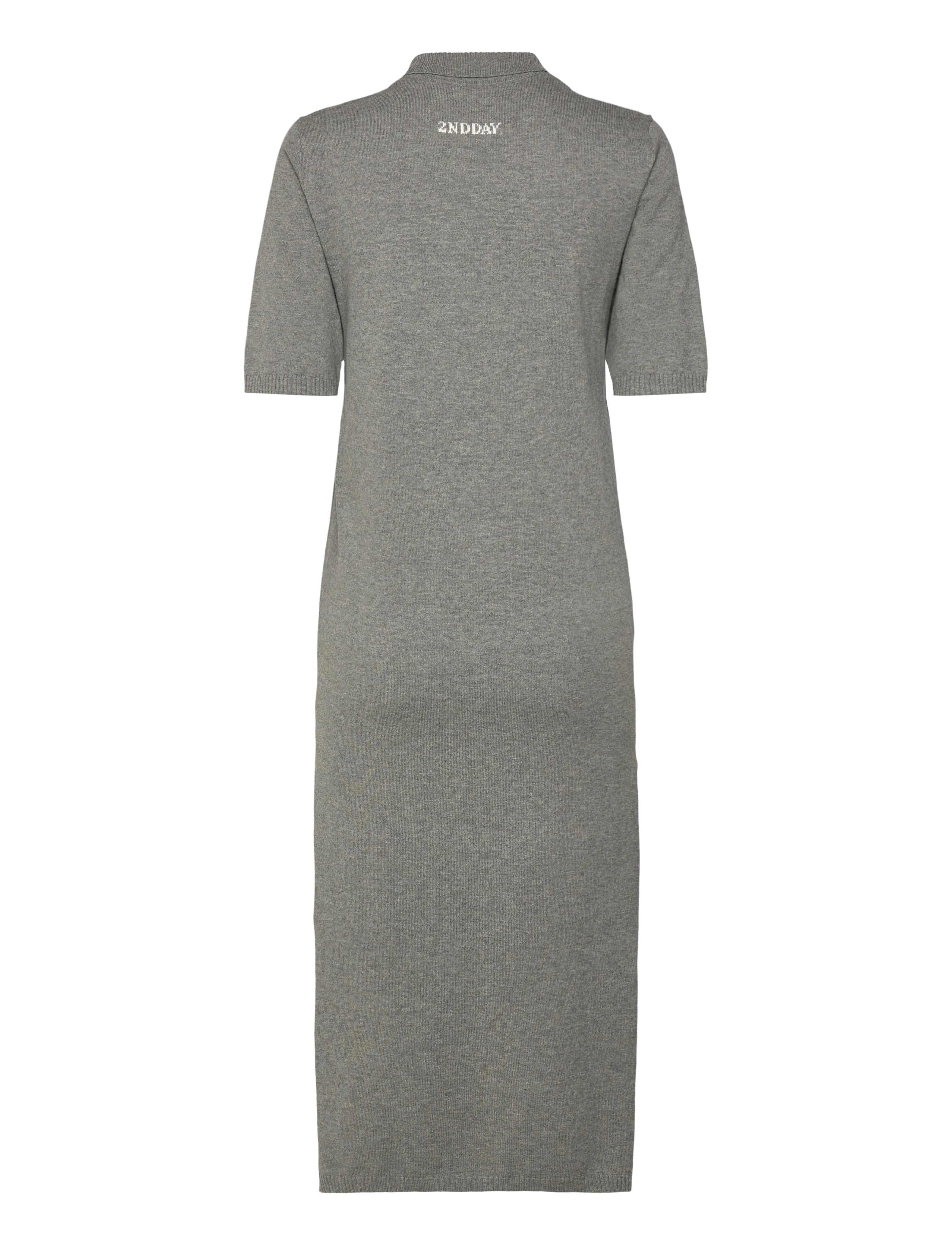2NDDAY - 2ND Paula - Soft Wool Blend - kootud kleidid - light grey melange - 2