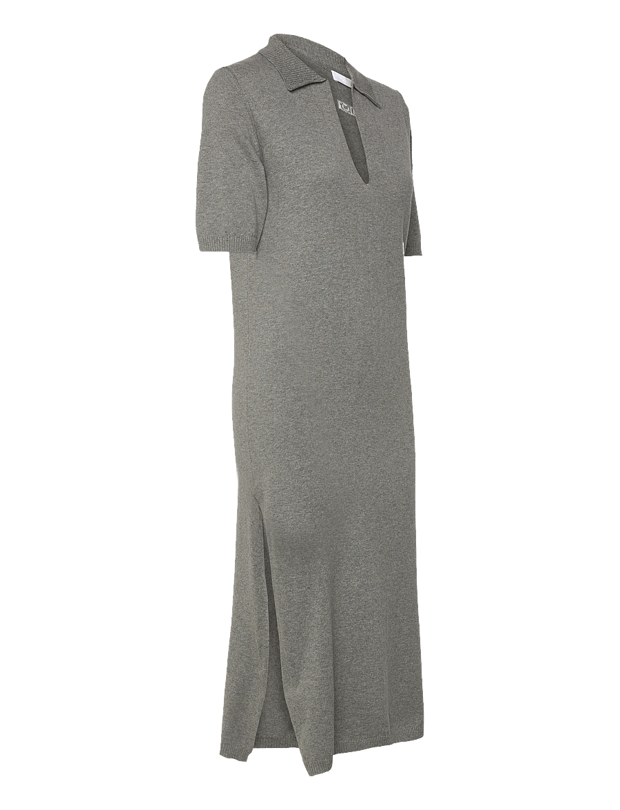 2NDDAY - 2ND Paula - Soft Wool Blend - kootud kleidid - light grey melange - 3
