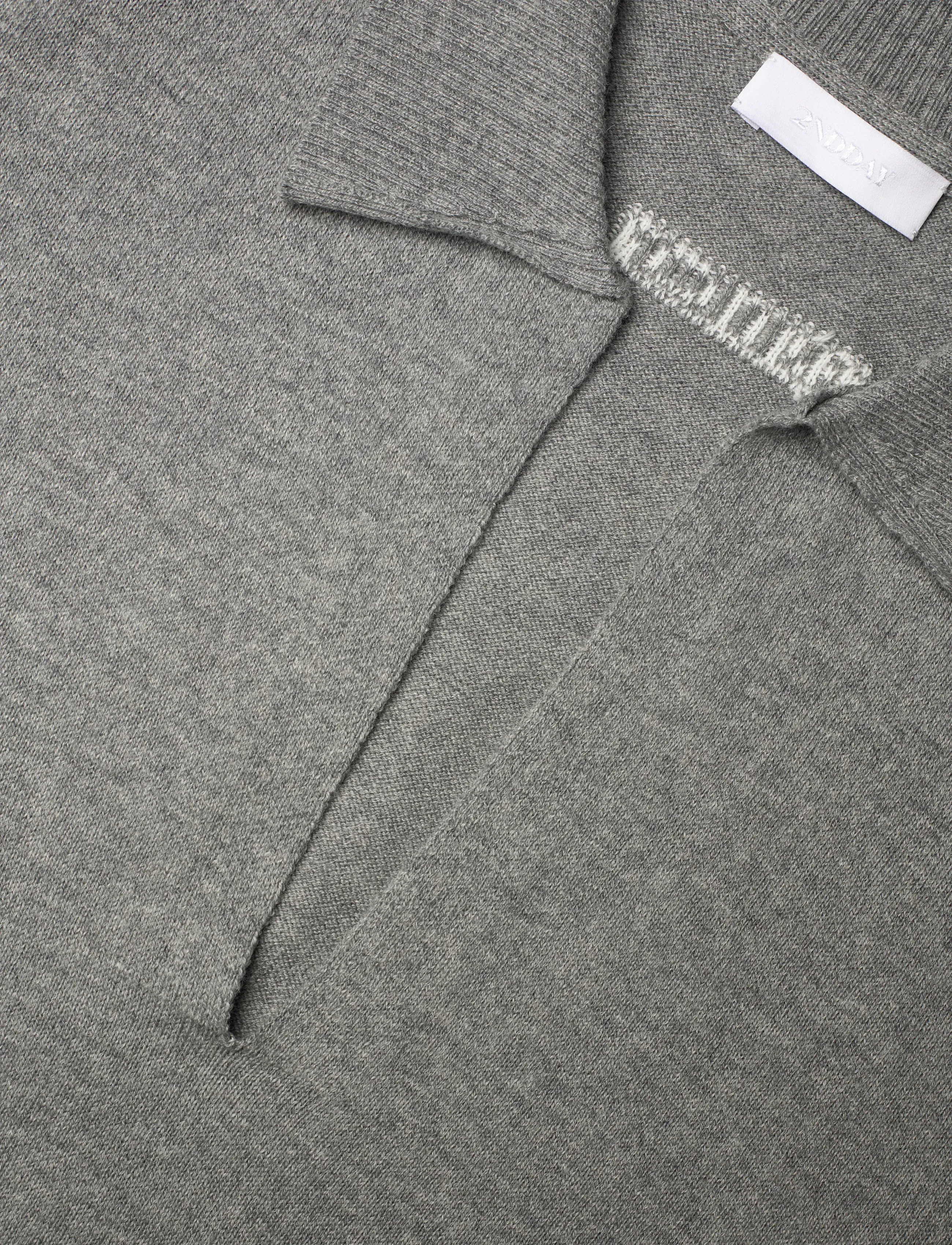 2NDDAY - 2ND Paula - Soft Wool Blend - kootud kleidid - light grey melange - 5