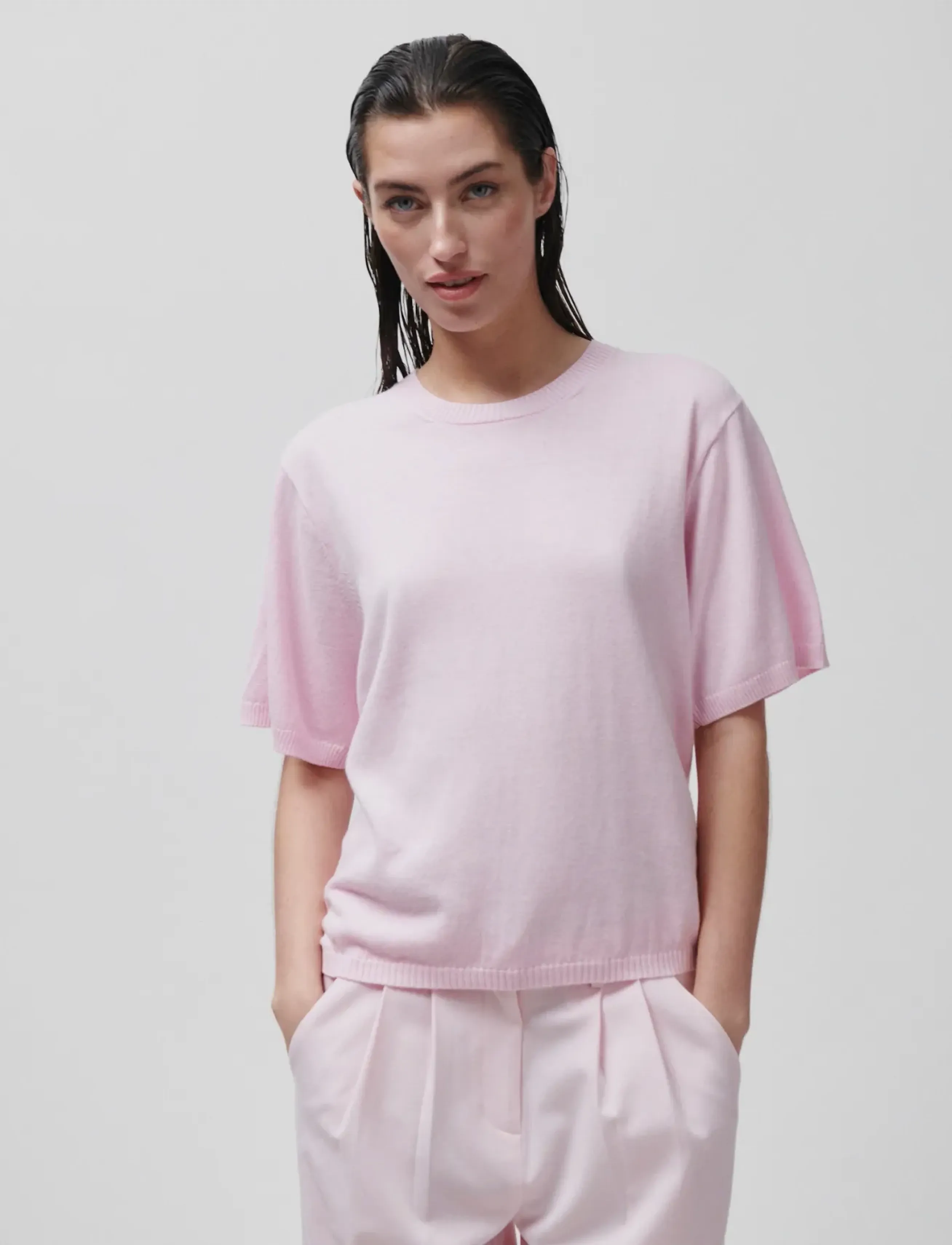 2NDDAY - 2ND Ingrid - Soft Wool Blend - t-särgid - cherry blossom - 3