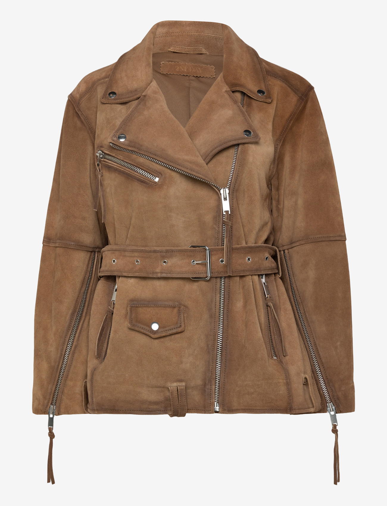 2NDDAY - 2ND Lote - Heavy Suede - forårsjakker - tobacco brown - 0